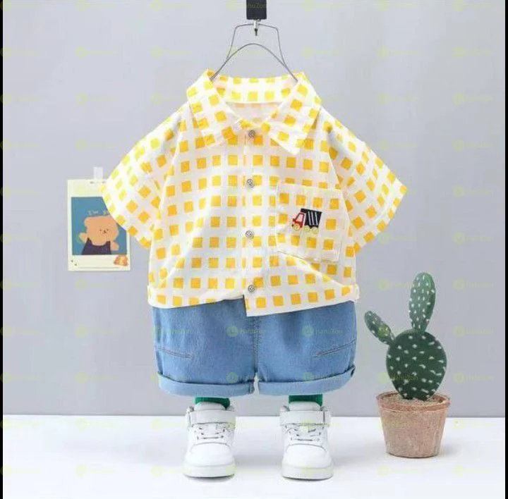 Baby Boys Shirt And Ahort