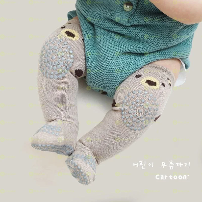 Hign Knee Baby Crawling Socks