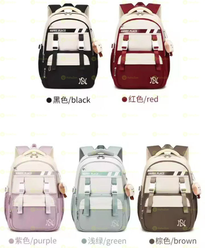 Happhy Place Backpack School Bag