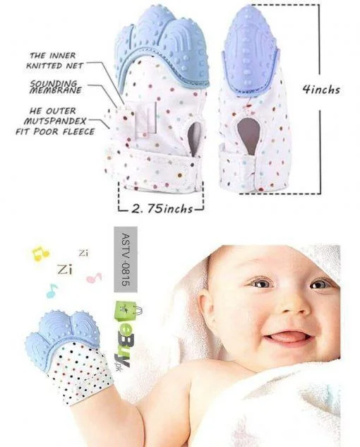 Baby Teether Silicone Gloves