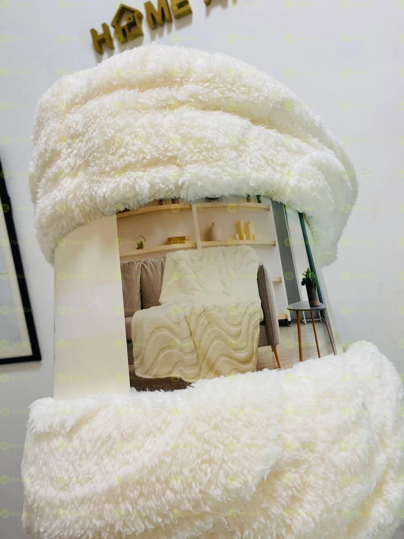 Sofa Blanket Modern off White