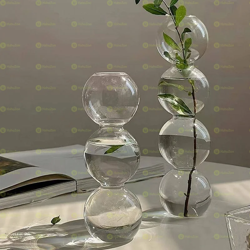 2 piece Transparent Bubble Vase