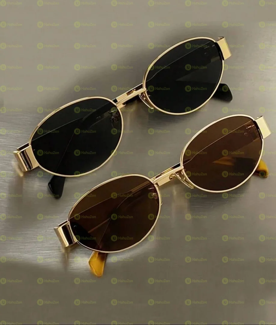 Women's Metal Frame Oval Fashion Glasses