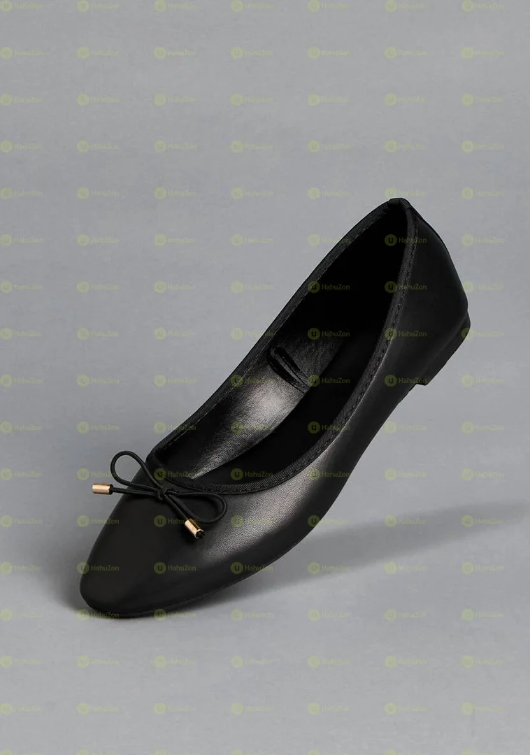 MAX Plain Bow Ballerina Women's Shoes