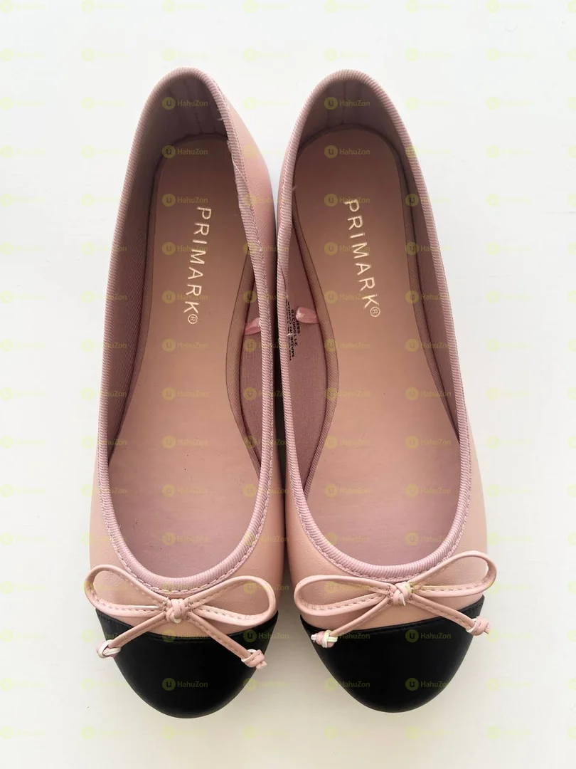 Primark Paneled Bow Ballerina Women's Flat
