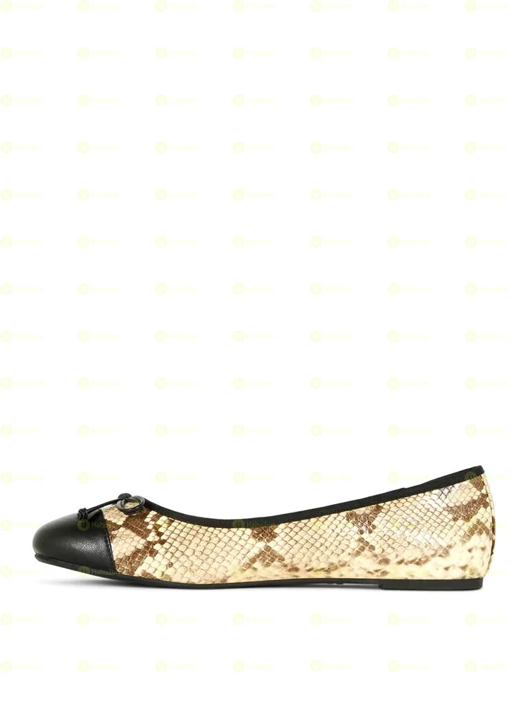 Primark Paneled Bow Ballerina Women's Flat