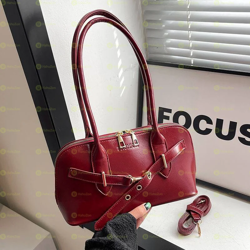 Belt Decor Shoulder Women's Bag