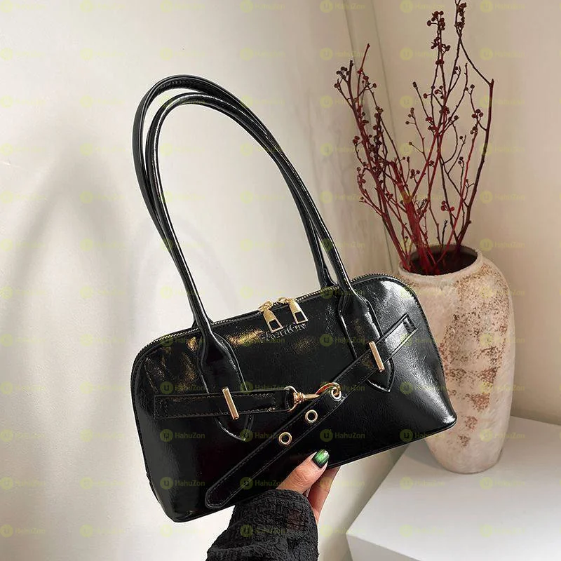 Belt Decor Shoulder Women's Bag