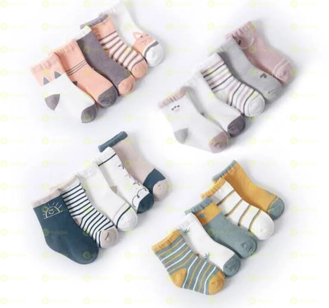 5pcs Kids Socks