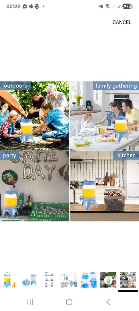 7.5 Liter Plastic Water Dispenser