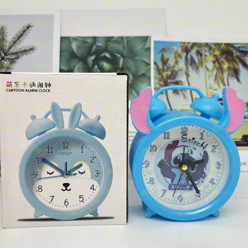 Cartoon Shape Alarm Clock For Kids With Portable Stand