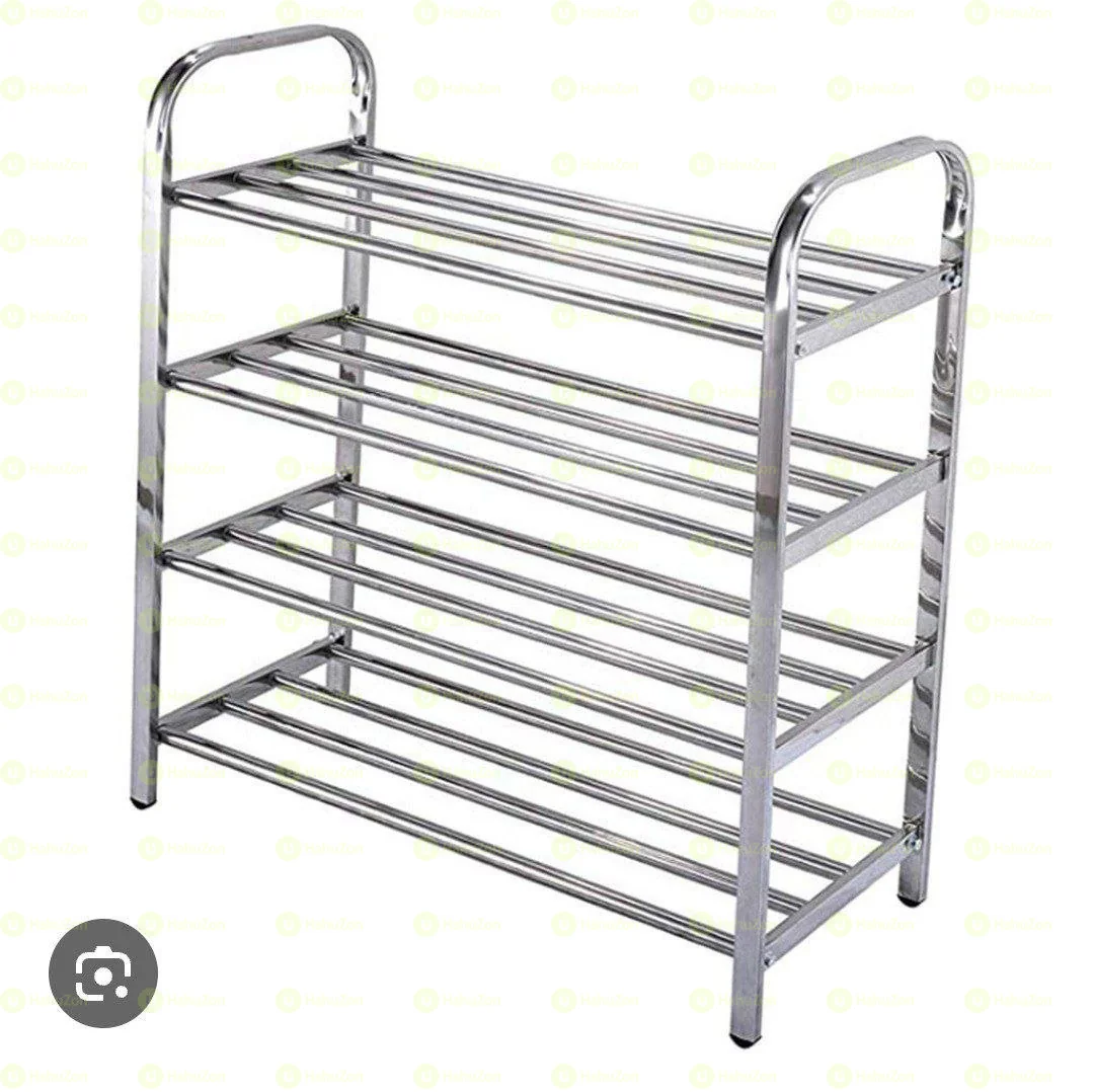 4 Layer Stainless Steel Shoes Rack