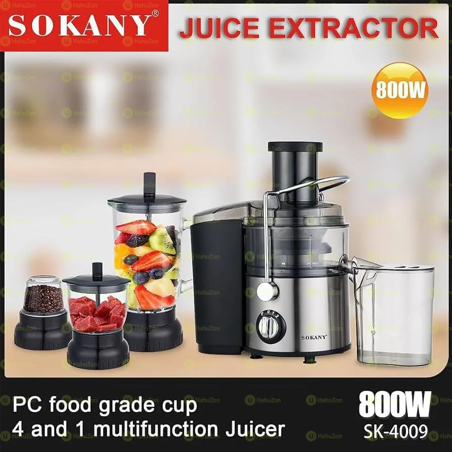 Sokany 4 in 1 Juice Extractor