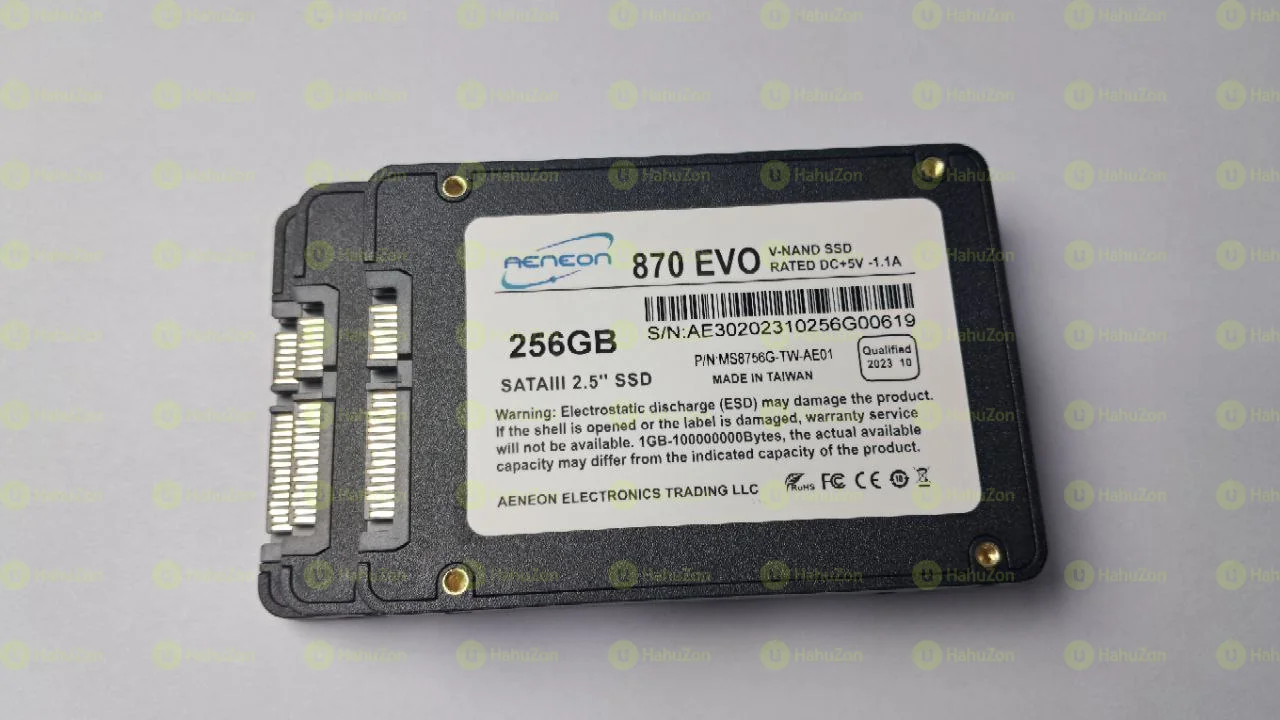 AENEON 256GB 2.5" SATA SSD – 870 EVO Clone