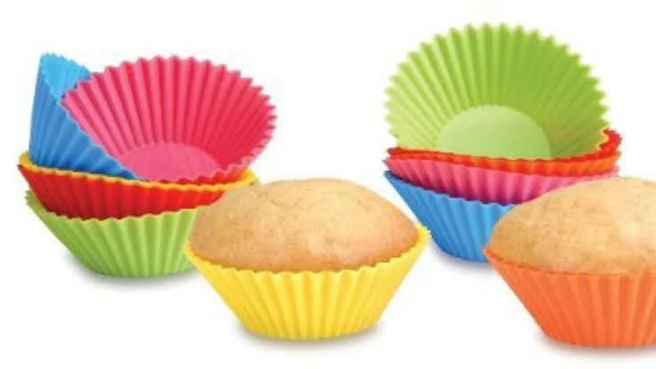 12 Holes cup + Silicon Baking Molds Muffin pan