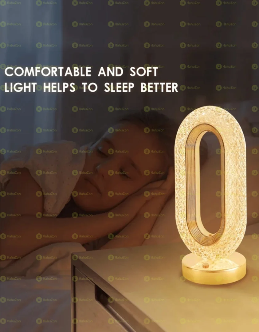 LED Crystal Table Lamp