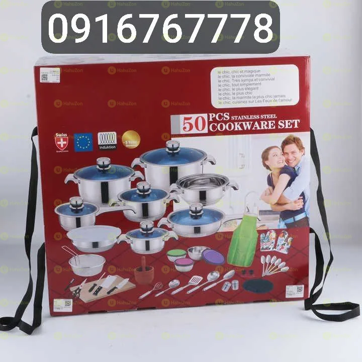 110pc and 50pc Stainless Steel.Cookware Set