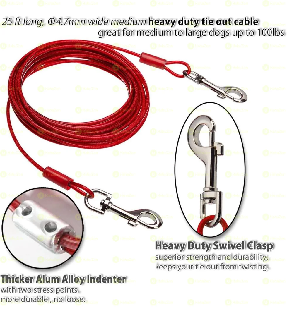 Out Door Tie-Out Dog Leash
