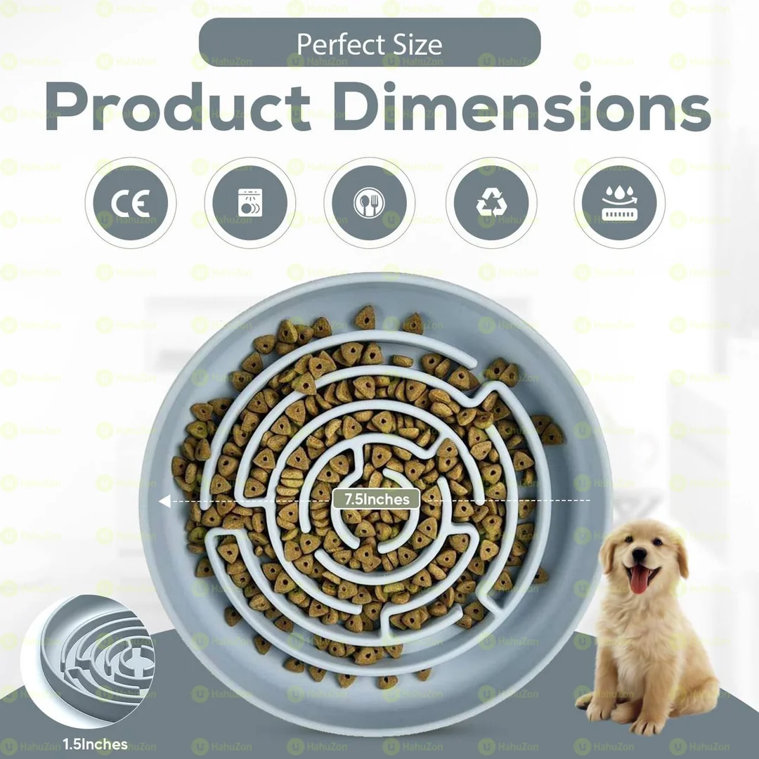 Slow Feeder Dogs Bowl