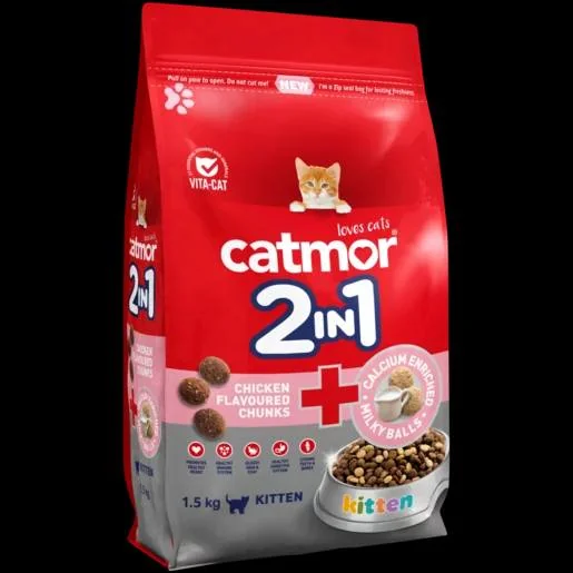 Catmor 2-In-1 Chicken Flavoured Chunks
