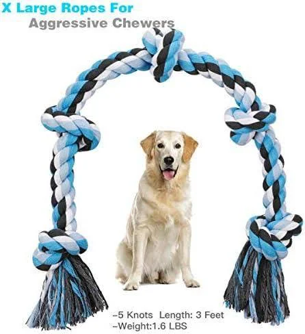 Durable Dog Rope Toy for Aggressive Chewers