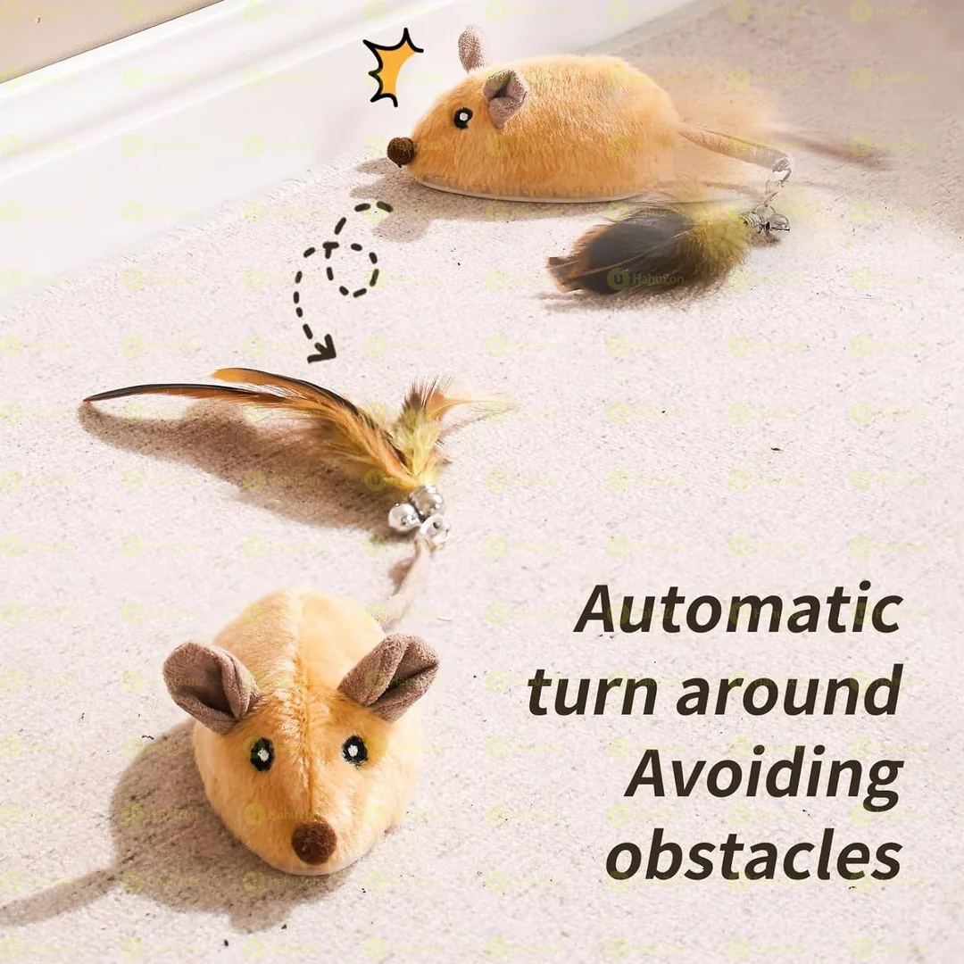 Interactive cats toy mouse