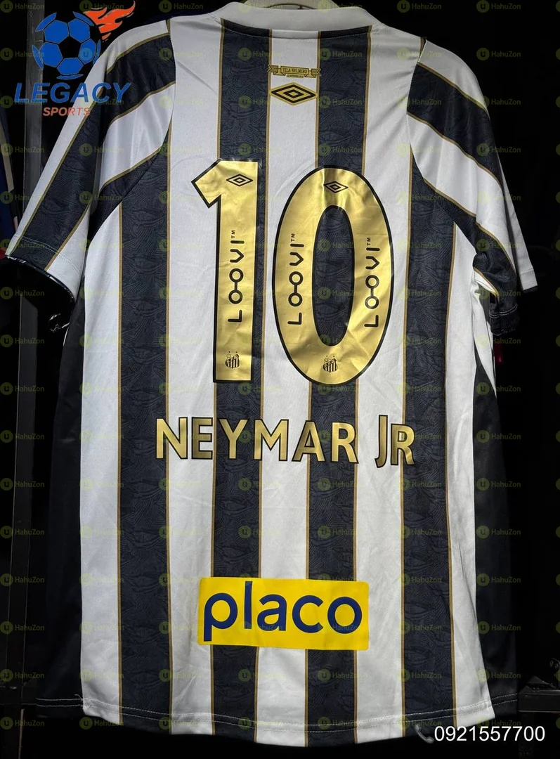 Neymar jr × Santos 2025 Away Jersey