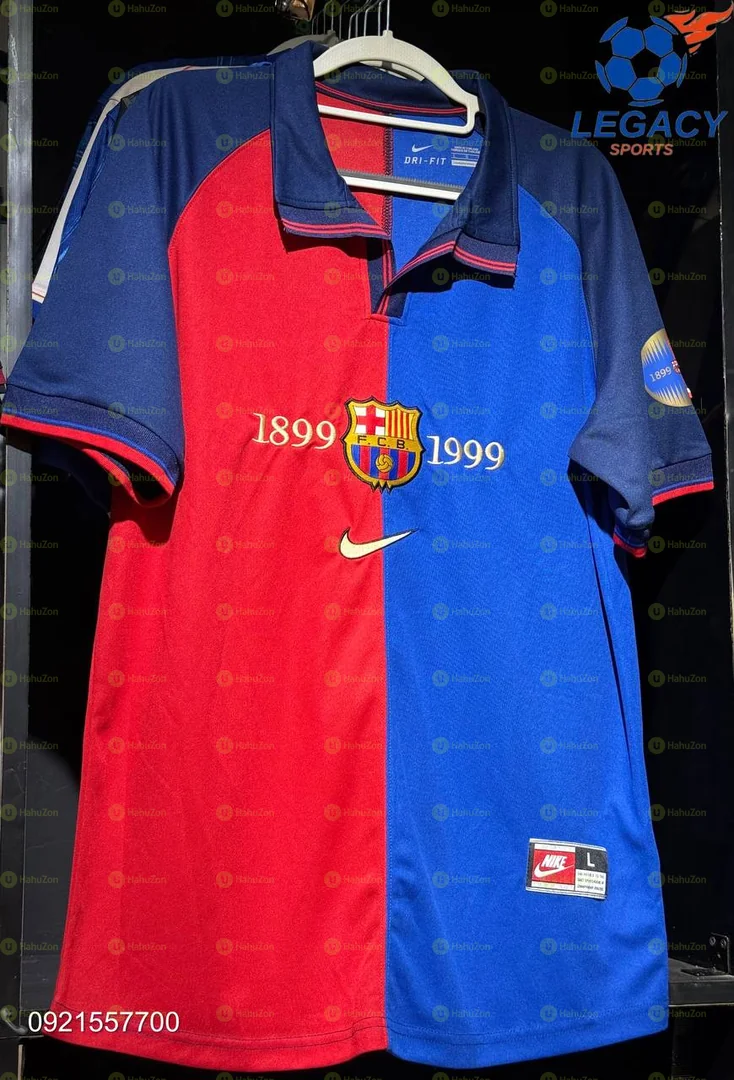 1999/00 Barcelona Home Retro Jersey