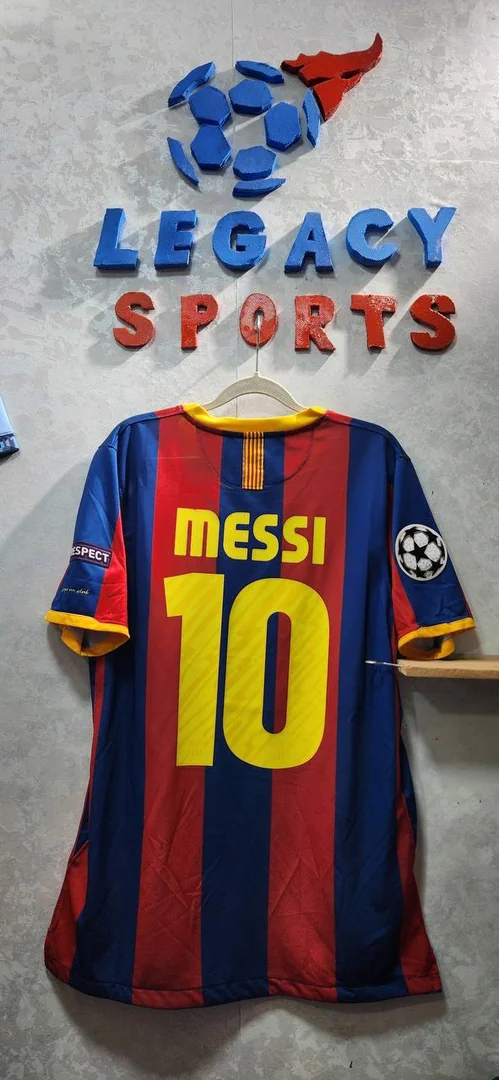 Barcelona Home No.10 MESSI 2011 UEFA CL Final jersey