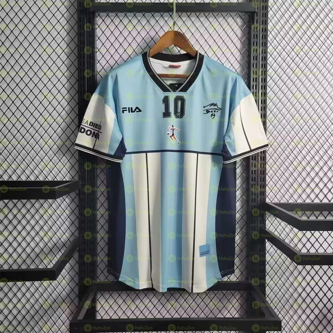 Retro Time 2001 Argentina Maradona Retro Kit