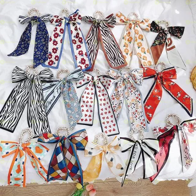 Hair Pearl Scrunchies