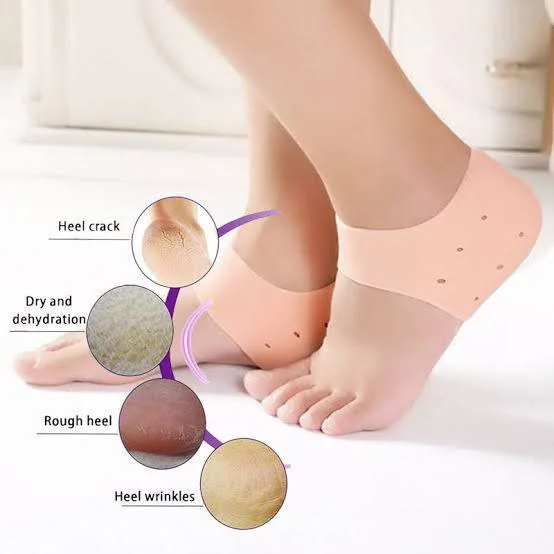 Anti-Crack Heel Silicone Socks