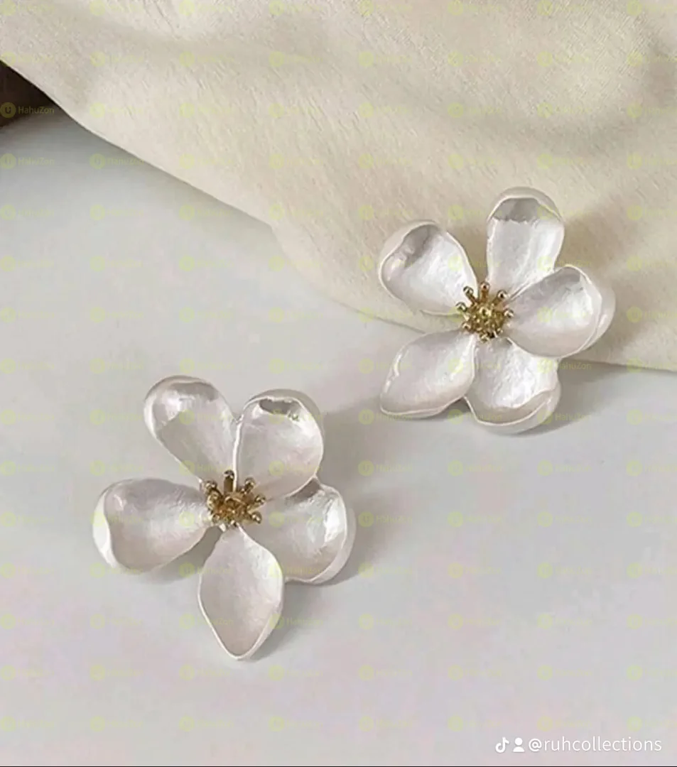Flower and Dragonfly Earings