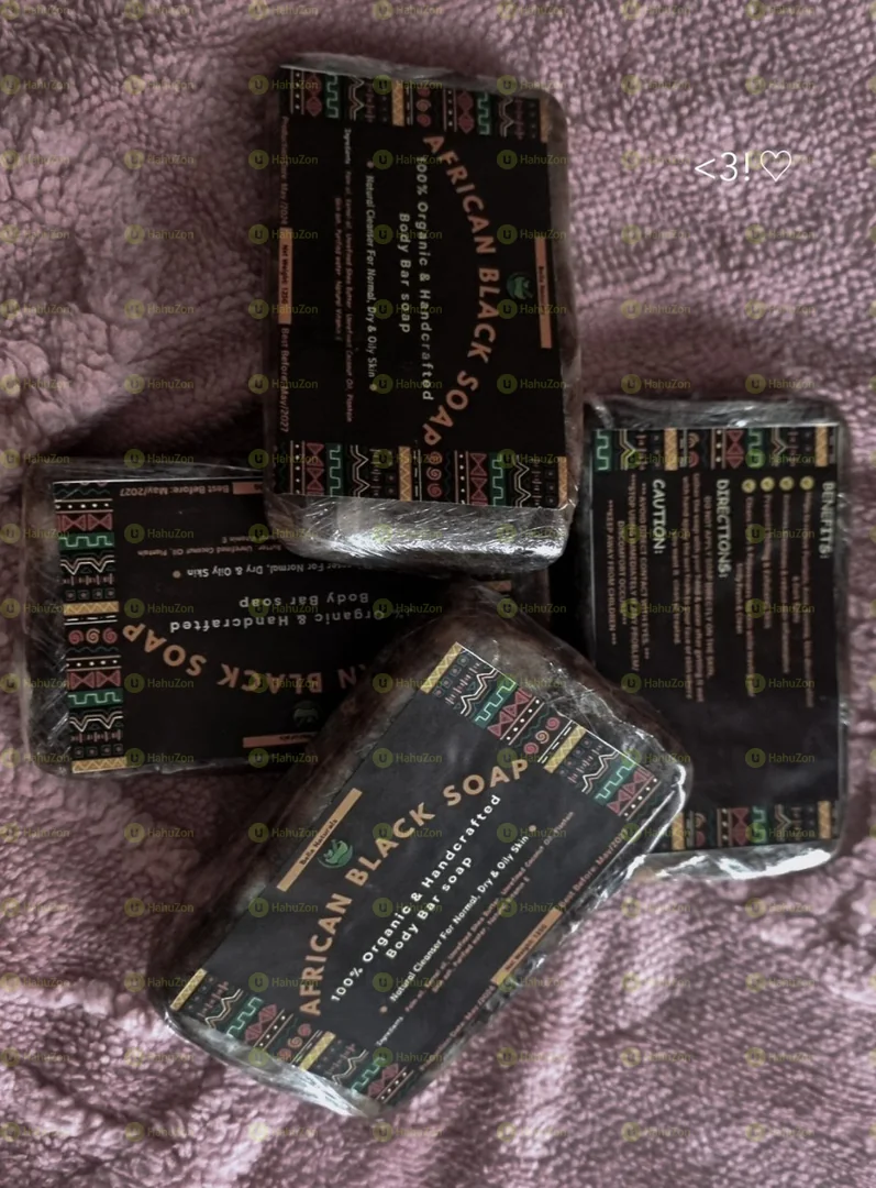 Organic & Hand Crafted African Black Soap
