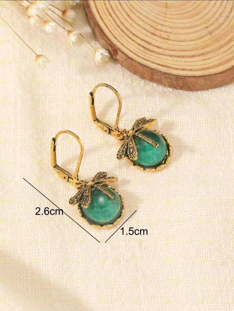 Dragonfly Crystal Earrings
