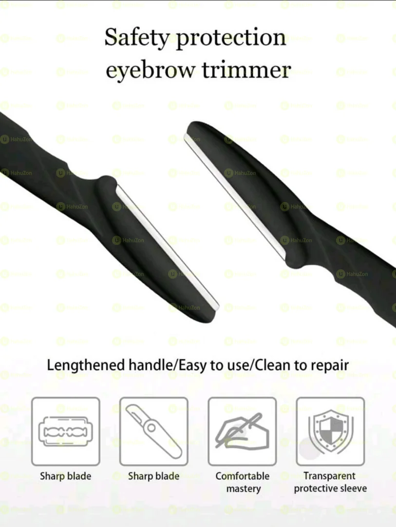 Black Anti-Scratch Eyebrow Razor