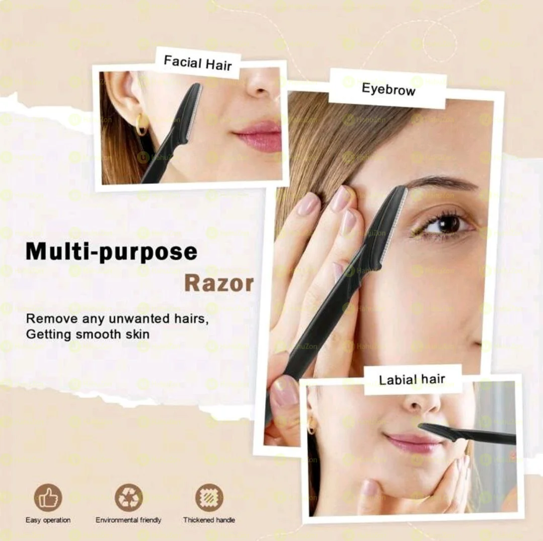 Black Anti-Scratch Eyebrow Razor