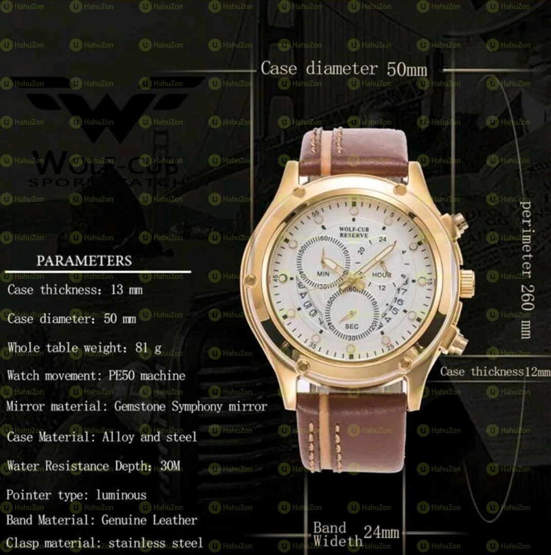 Men Quartz Watch Casual Sports Wristwatch