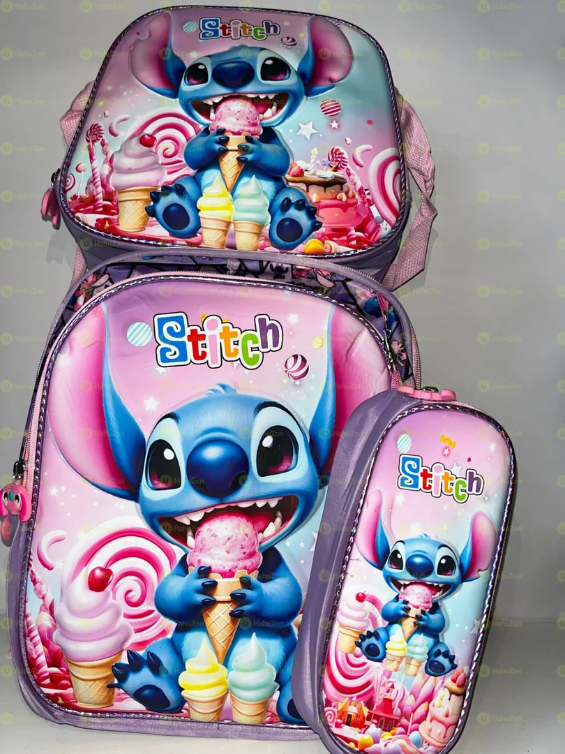 Back Packs With Pencil Bag And Lunch Bag