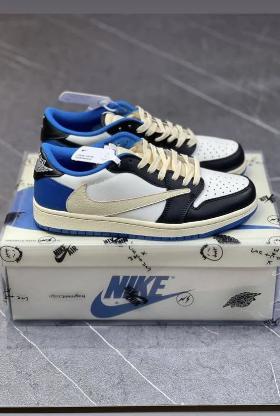 Air Jordan 1 Retro Travis Scott Fragment Low Shoes