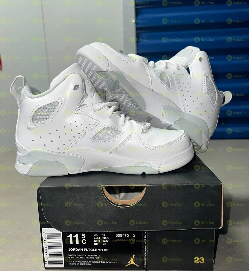 Air Jordan 6 Flight Club 91 Pure Platinum High Men's Shoes