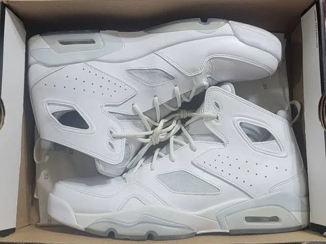 Air Jordan 6 Flight Club 91 Pure Platinum High Men's Shoes