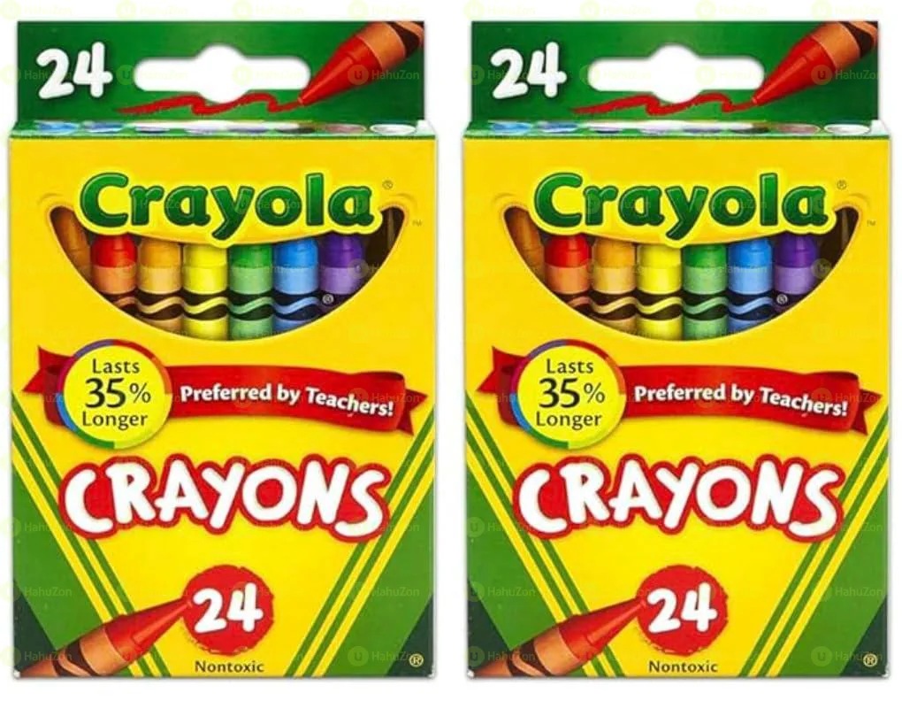 Crayola 24 Count Box of Crayons Non-Toxic Color