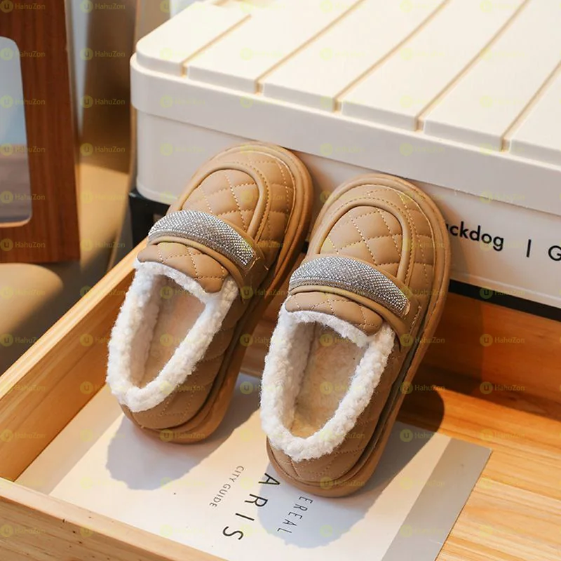 Cute Girls Furry Kids Sandals