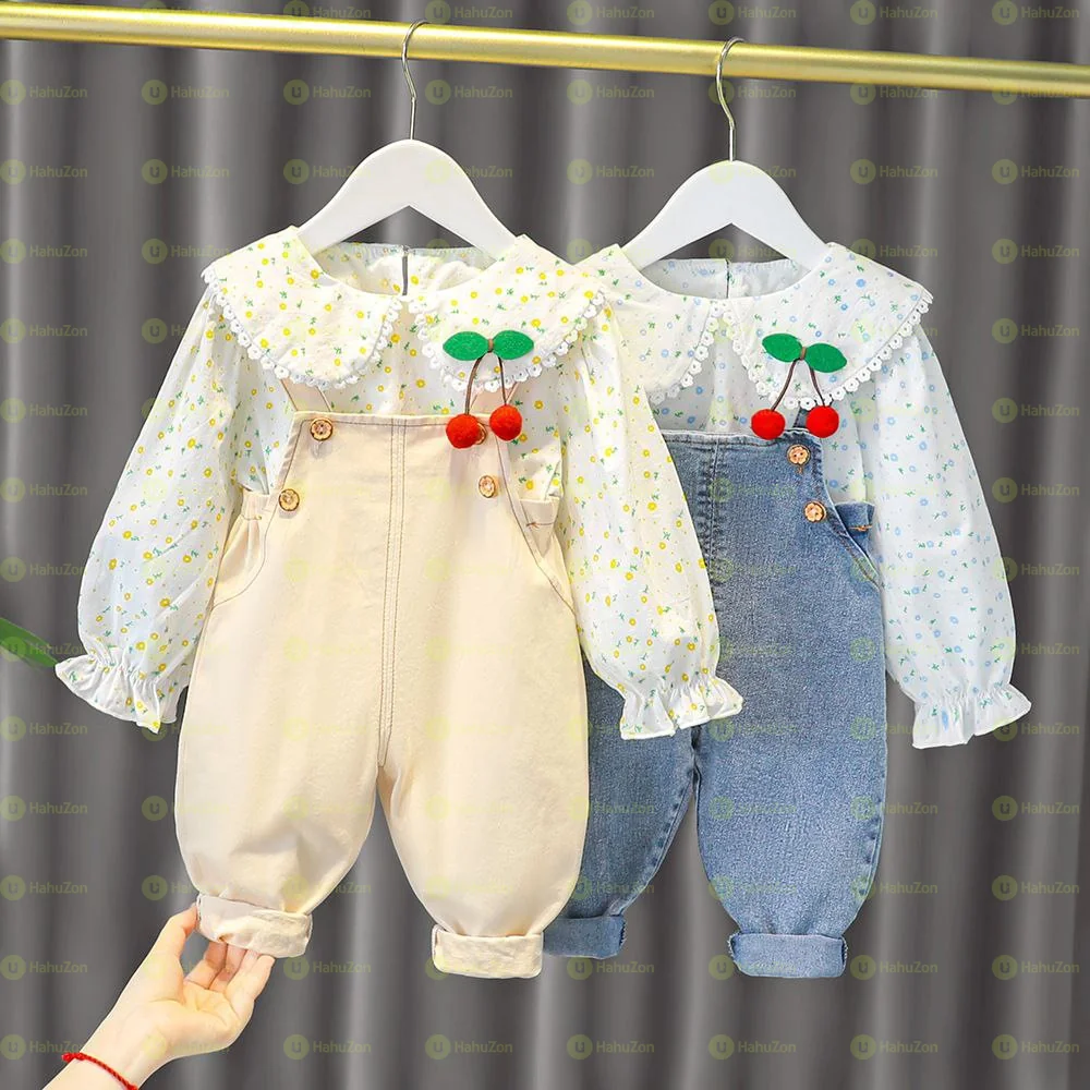 Babygirl Overall and Shirt Set