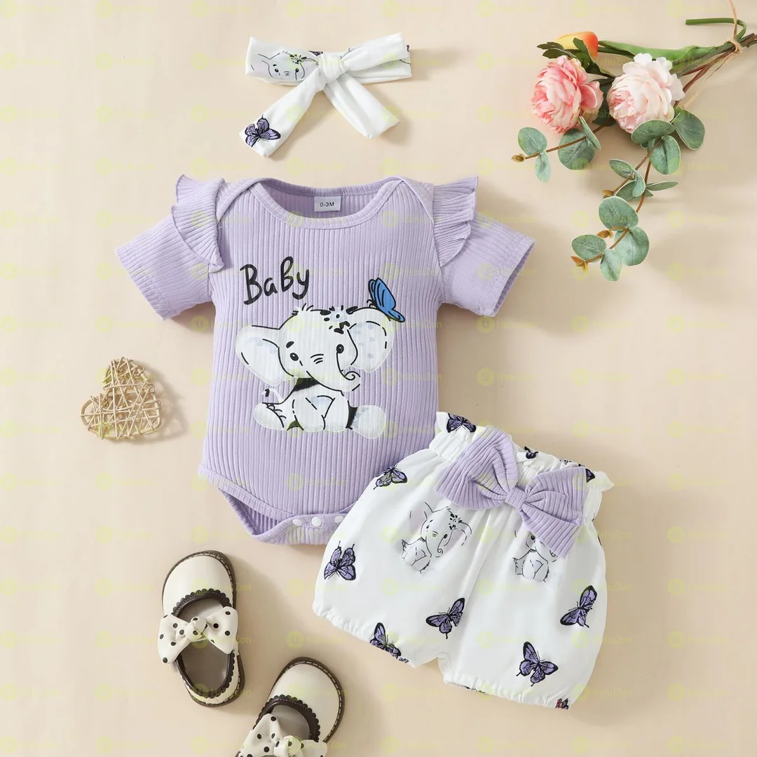 Babygirl 3 Pcs Set Outfit