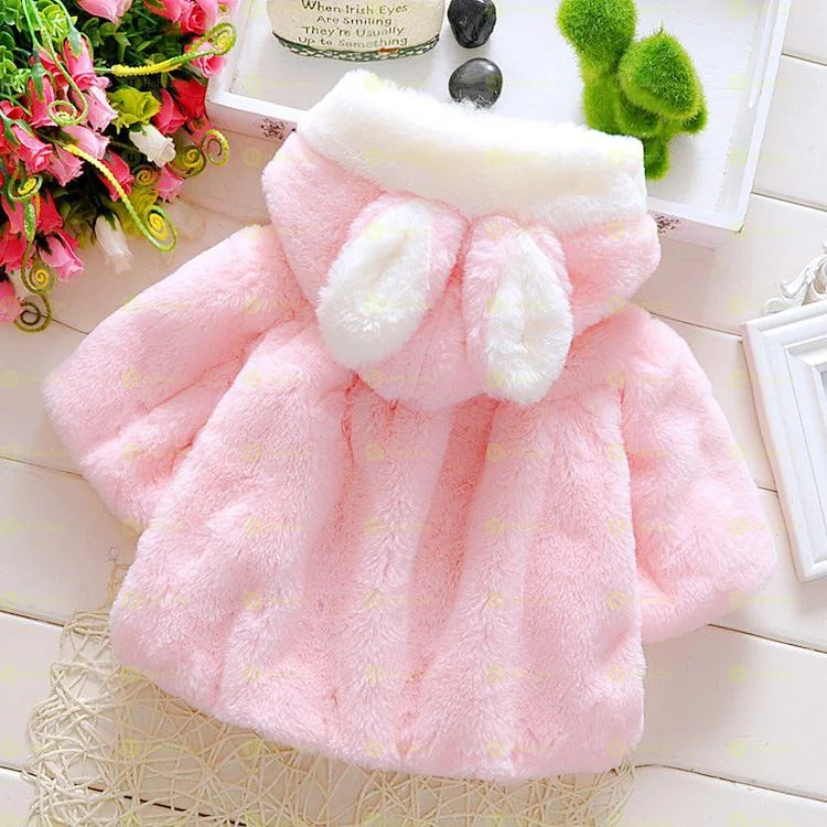 Babygirl Fluffy Kids Jacket