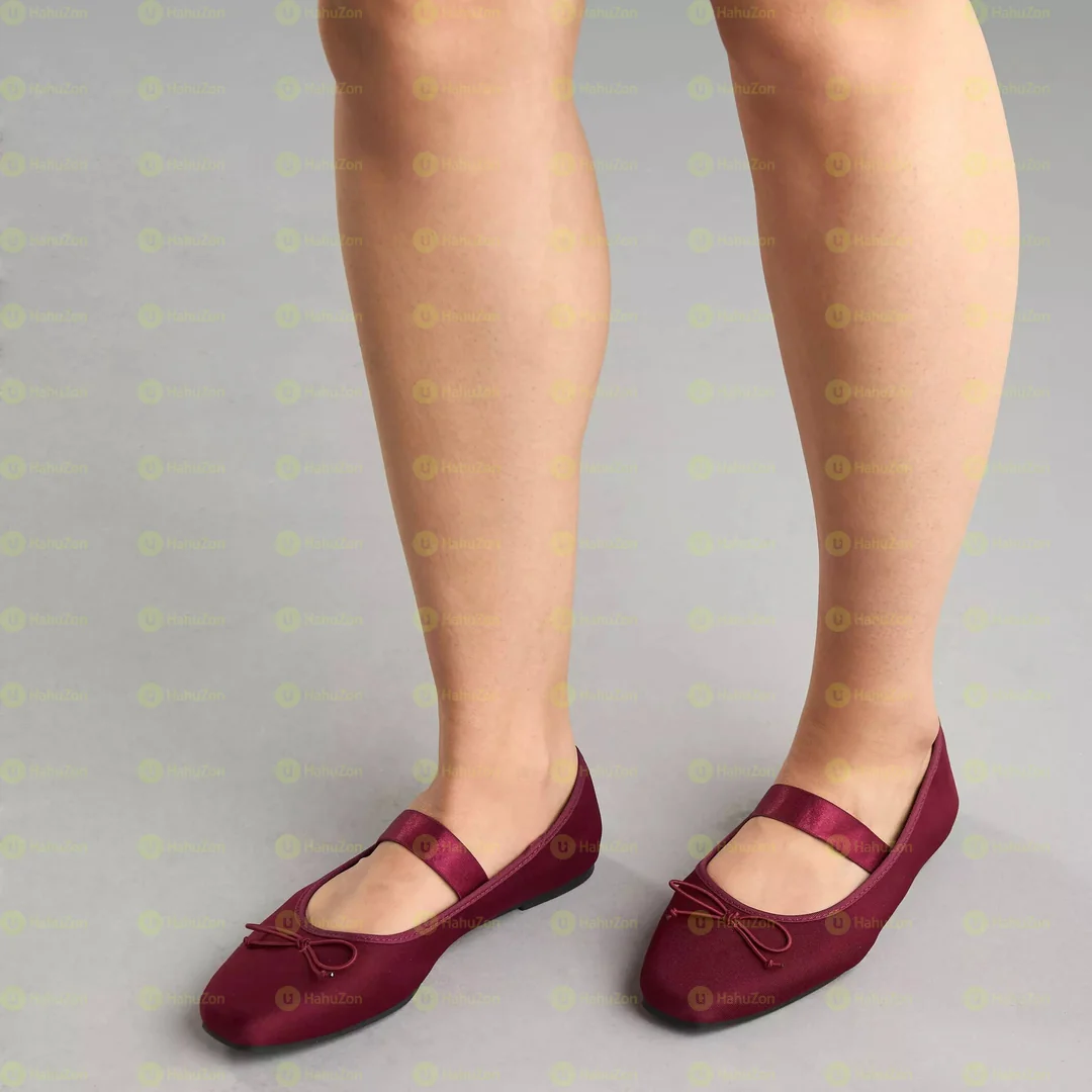 Max Bow Detail Ballerina Women's Shoes