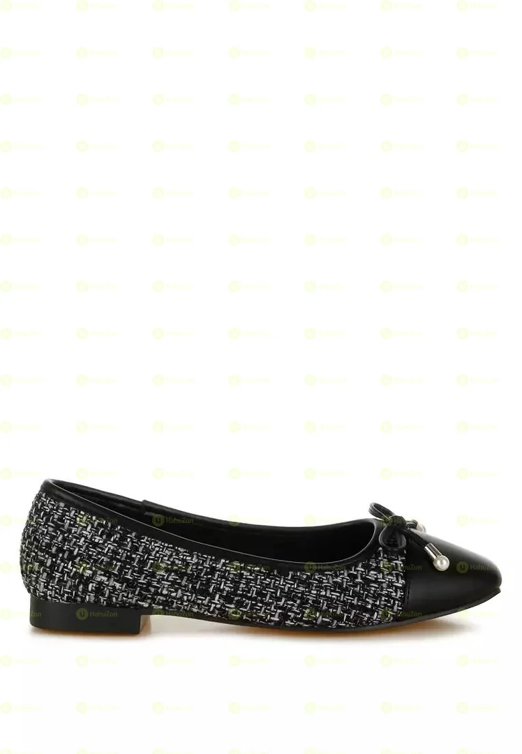 Primark Paneled Bow Ballerina Women's Flat