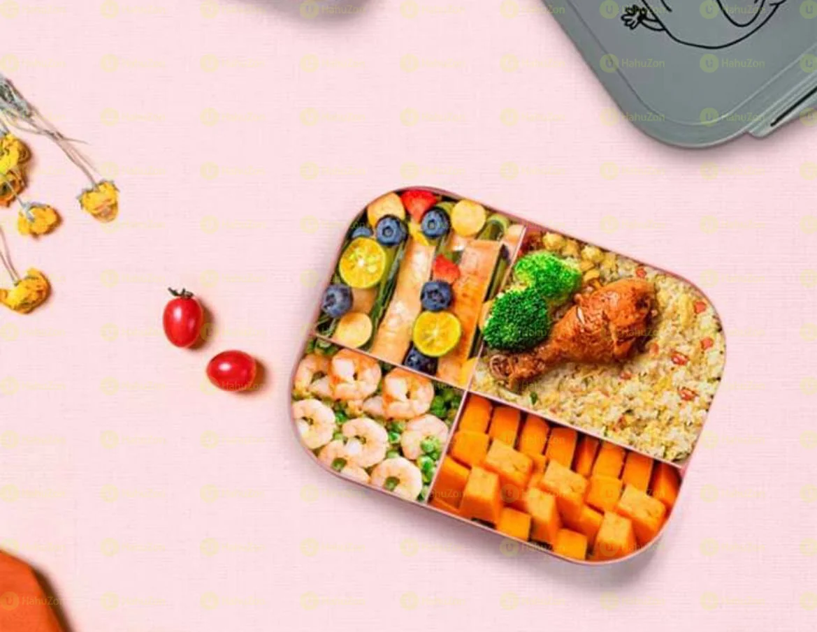 Lunch Box With 400ml bottle